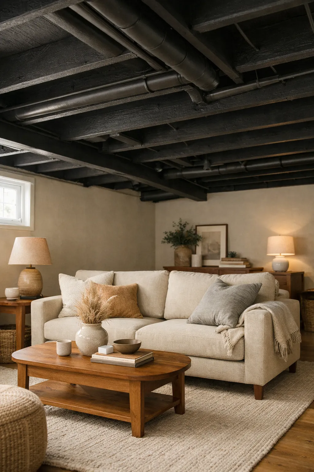 10-painted-exposed-basement-ceiling