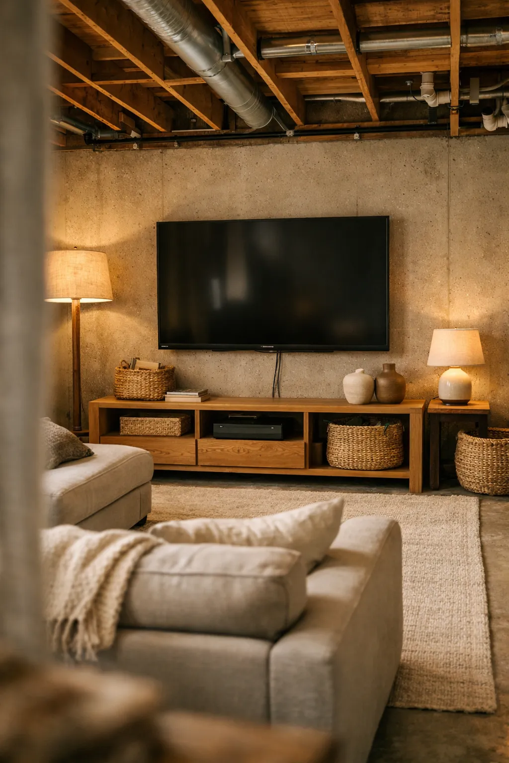 2-simple-basement-media-wall