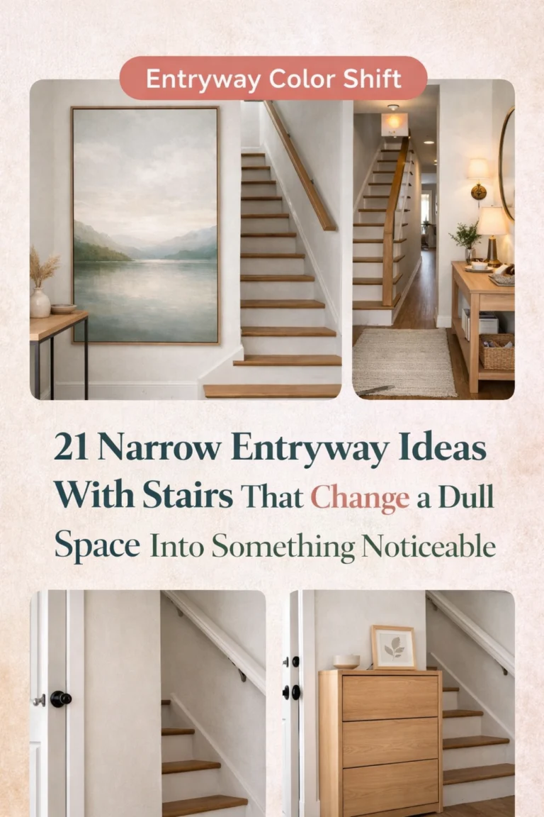 21-narrow-entryway-stairs-color-change-ideas
